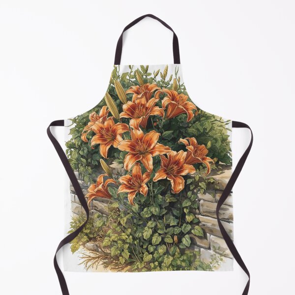 Item preview, Daylilies – Cottagecore Garden Wall designed and sold by Deezyned.