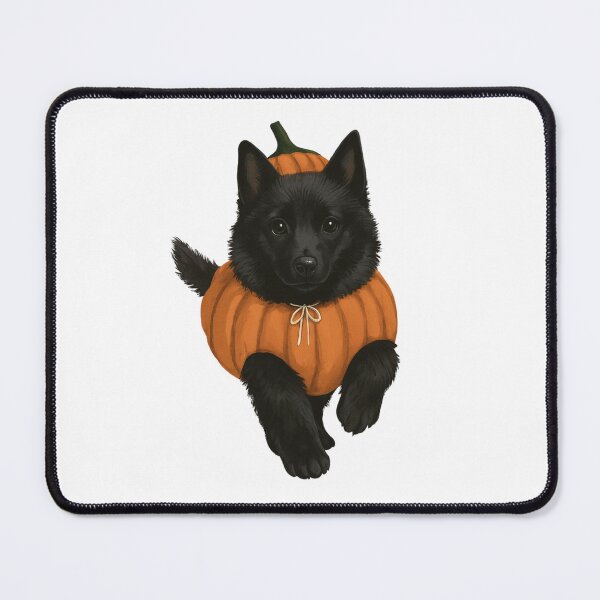 Item preview, Schipperke Dog in Pumpkin Costume – Cute Halloween Design designed and sold by GoodyPaws.