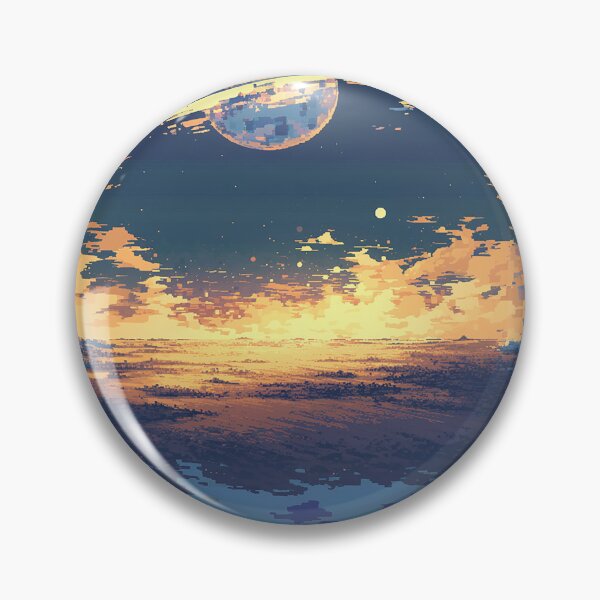 Item preview, Saturn Pixelated Horizon Glow designed and sold by Christian Weiss.