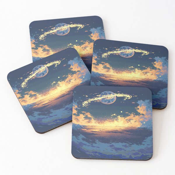 Item preview, Saturn Pixelated Horizon Glow designed and sold by Christian Weiss.