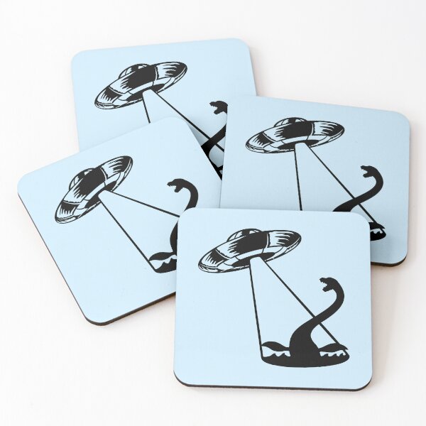 Item preview, Plesiosaur Loch Ness UFO Alien Abduction Monster Extraterrestrial designed and sold by shirt-o-mat.