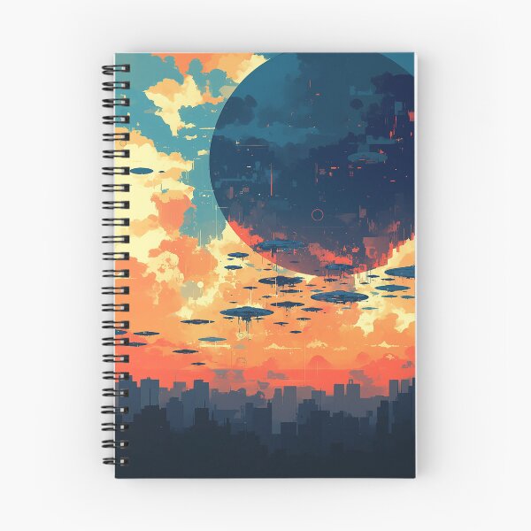 Item preview, Alien Fleet Over City designed and sold by Christian Weiss.