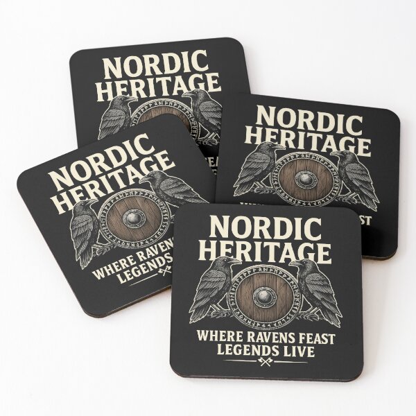 Item preview, Viking Pride Shirt – Nordic Heritage with Ravens designed and sold by Place-Heritages.