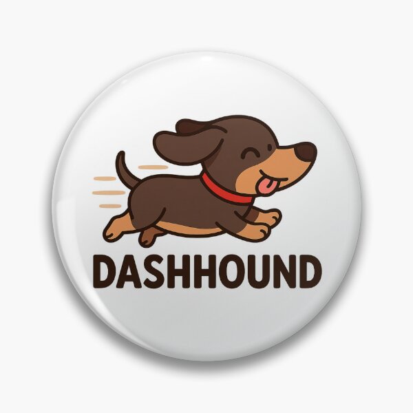 Item preview, Dashhound – Funny Dachshund Pun Design for Dog Lovers designed and sold by Cat & Coffee Studio.