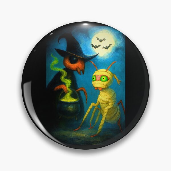 Item preview, Two Red Fire Ants Dressed for a Halloween Celebration  designed and sold by CarolM.