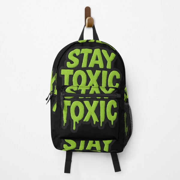 Item preview, Stay Toxic Sticker – Bold Green Dripping Text Design designed and sold by GiftLore Studio.