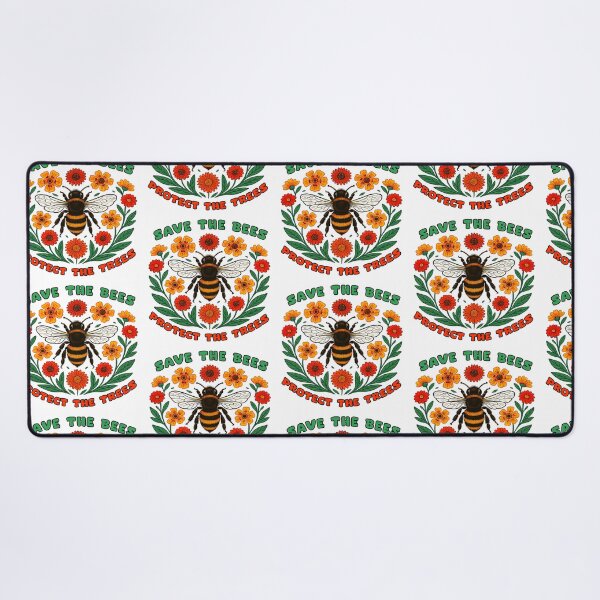 Item preview, Save The Bees Protect The Trees Retro designed and sold by TeeARTHY.