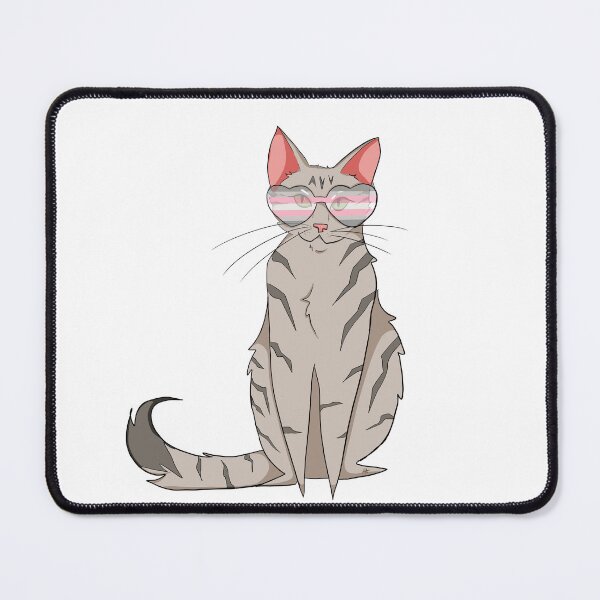 Item preview, Demigirl Pride Cat designed and sold by AnthamaArt.