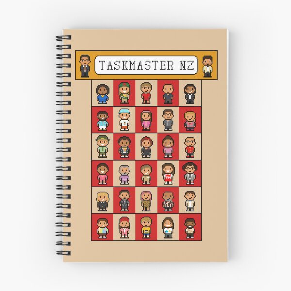 Item preview, Taskmaster New Zealand Pixel Art, series 1-6 (tall design) designed and sold by 8-BitBrookes.