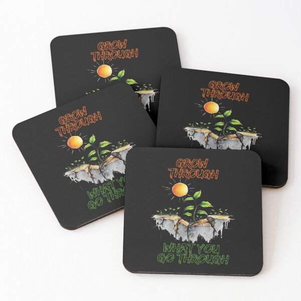 Item preview, Grow Through What You Go Through Funny Gifts For Gardening Lovers designed and sold by PrintInkLab.