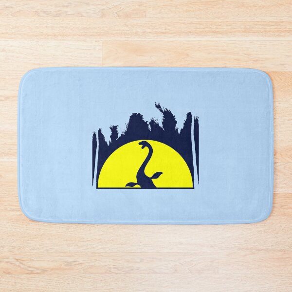 Item preview, Plesiosaur Sun Vacation Palms Beach Swimming Water Dino designed and sold by shirt-o-mat.
