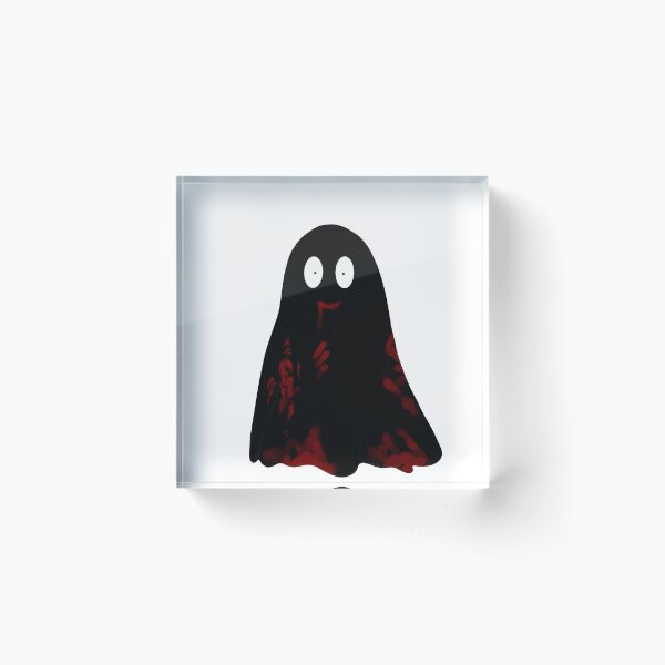 Item preview, Dark Spooky Ghost with Red Shadows – HelloVine Art designed and sold by J.