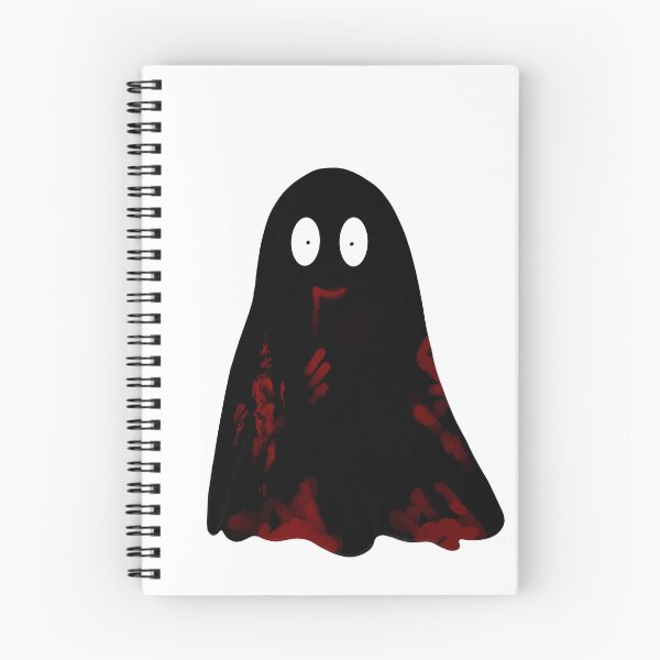 Item preview, Dark Spooky Ghost with Red Shadows – HelloVine Art designed and sold by J.