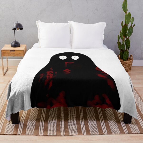 Item preview, Dark Spooky Ghost with Red Shadows – HelloVine Art designed and sold by J.