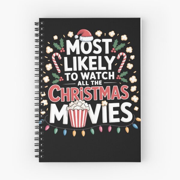 Item preview, Most Likely To Watch All The Popcorn Christmas Movies Family designed and sold by clothesy7.