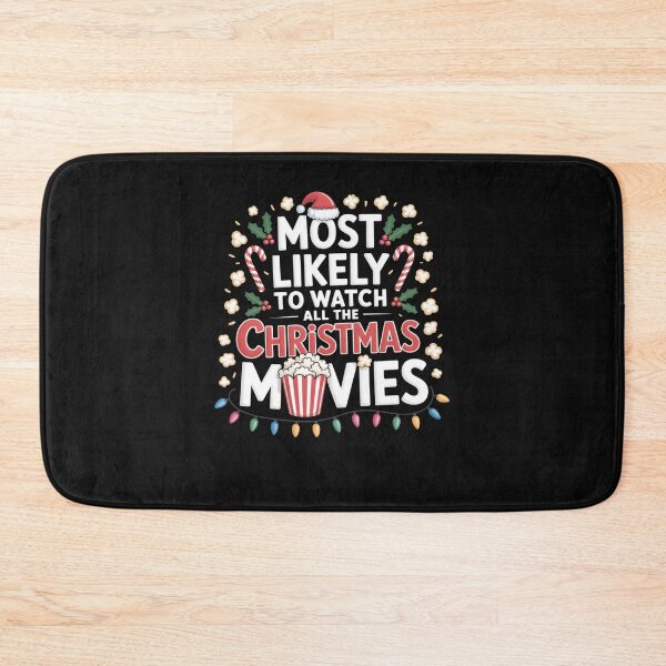 Item preview, Most Likely To Watch All The Popcorn Christmas Movies Family designed and sold by clothesy7.