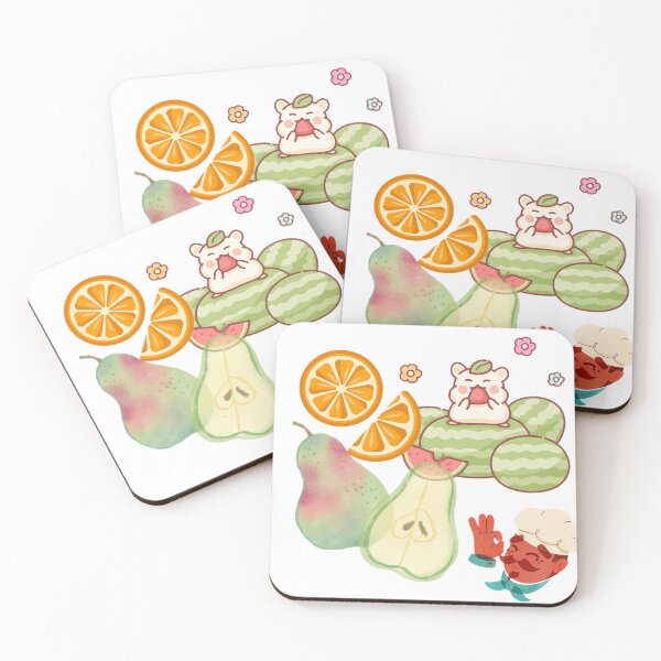 Item preview, Cute Fruit Chef Design – Kawaii Food Art designed and sold by Ramya designs .