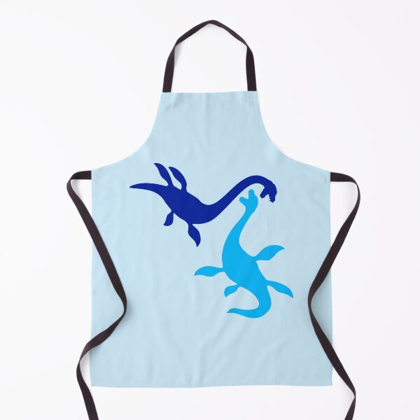 Item preview, 2 Plesiosaur Dinosaur Dino Fighting Enemies Attack Monsters designed and sold by shirt-o-mat.