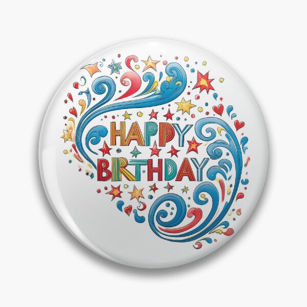 Item preview, Happy Birthday! Happy B-Day! designed and sold by CharlottePlaceArt.
