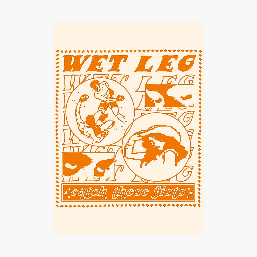 Wet Leg Catch These Fists Fan Art Poster