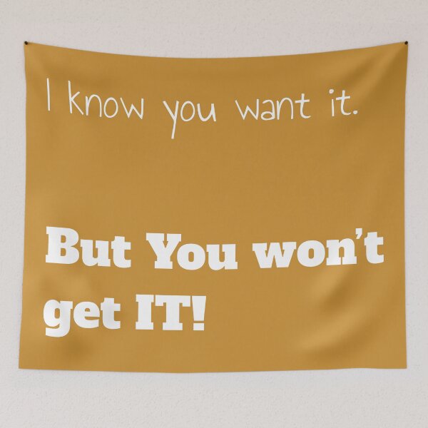 Item preview, I know you want it. designed and sold by AJTees99.