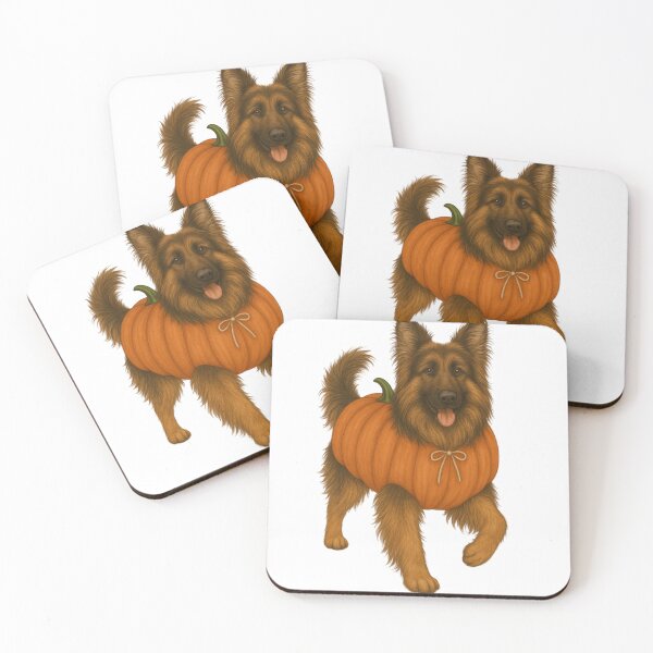 Item preview, German Shepherd Dog in Pumpkin Costume – Cute Halloween Autumn Design designed and sold by GoodyPaws.
