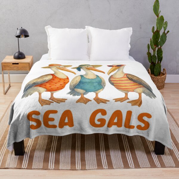 Item preview, Retro Sea Gals Pelican Friends designed and sold by TeeARTHY.