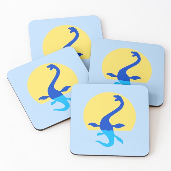 Item preview, Plesiosaur Sun Sea Vacation Swimming Water Dino Silhouette designed and sold by shirt-o-mat.