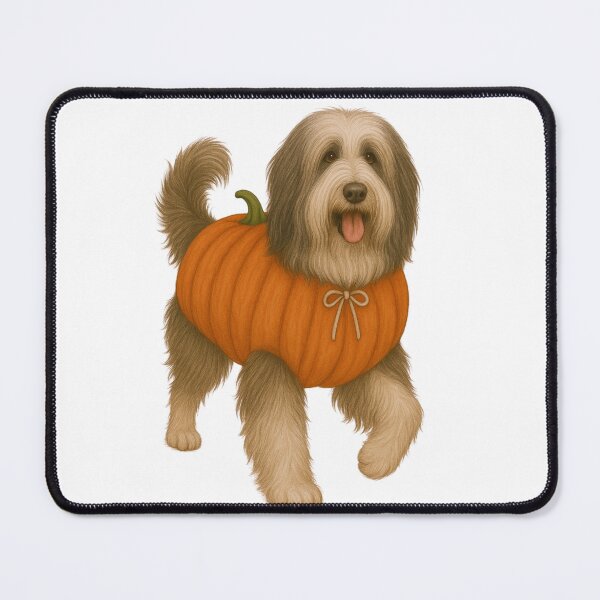 Item preview, Bearded Collie in Pumpkin Costume – Cute Halloween Autumn Design designed and sold by GoodyPaws.