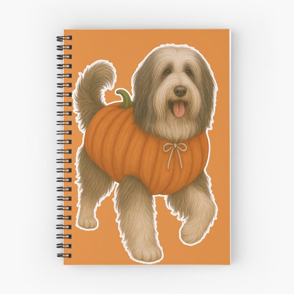 Item preview, Bearded Collie in Pumpkin Costume – Cute Halloween Autumn Design designed and sold by GoodyPaws.