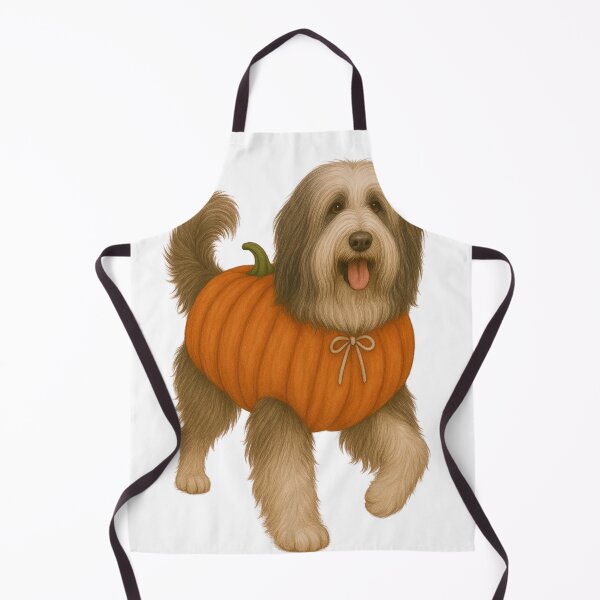 Item preview, Bearded Collie in Pumpkin Costume – Cute Halloween Autumn Design designed and sold by GoodyPaws.
