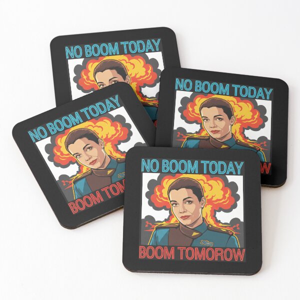 Item preview, No Boom Today, Boom Tomorrow — Retro Sci-Fi Comic Pop Art — B5 designed and sold by Fenay Designs.