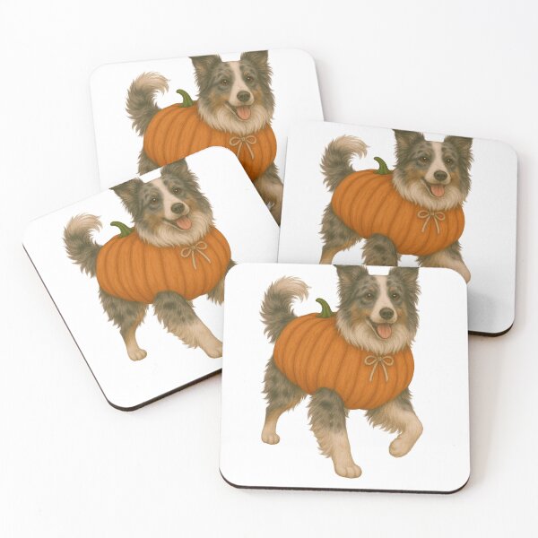 Item preview, Border Collie in Pumpkin Costume – Cute Halloween Autumn Design designed and sold by GoodyPaws.