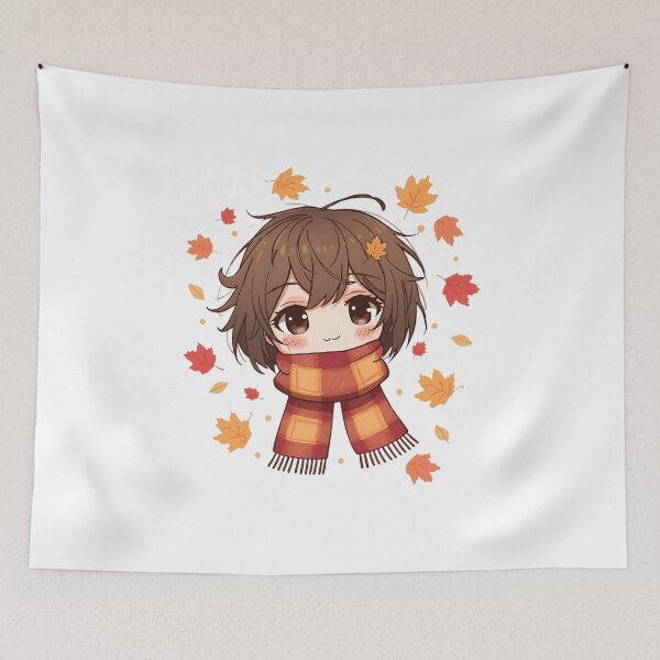 Item preview, Chica otoñal kawaii: diseño acogedor y bonito con estética otoñal designed and sold by Activity01.