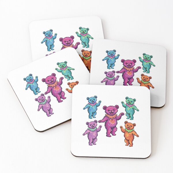 Item preview, Colorful Psychedelic Dancing Bears designed and sold by TeeARTHY.
