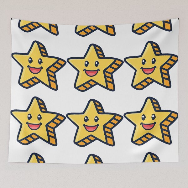 Item preview, Happy Smiling Star Cartoon Design designed and sold by ArtfulWeave.