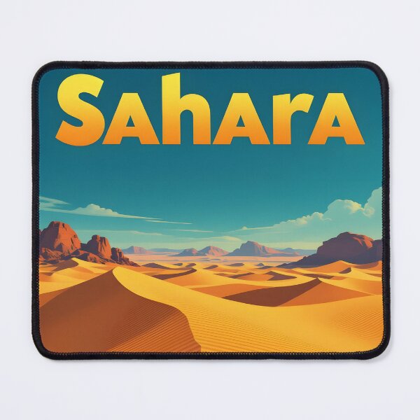 Item preview, Sahara Desert: Vintage-Style Painterly Travel Poster designed and sold by LSVart.