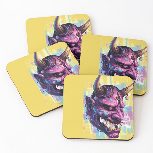 Item preview, Oni Cyberpunk Japanese Love designed and sold by WildArtIT.