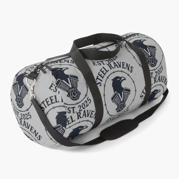 Item preview, Bold Steel Ravens Vintage Motorcycle Club Symbol designed and sold by SplashTastic.