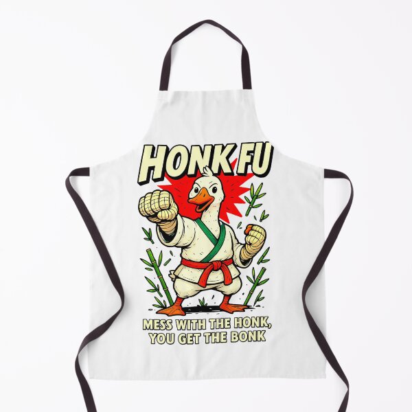 Item preview, Kawaii Karate Goose Funny Mess With the Honk You Get the Bonk Meme Design designed and sold by Millionaireboss.