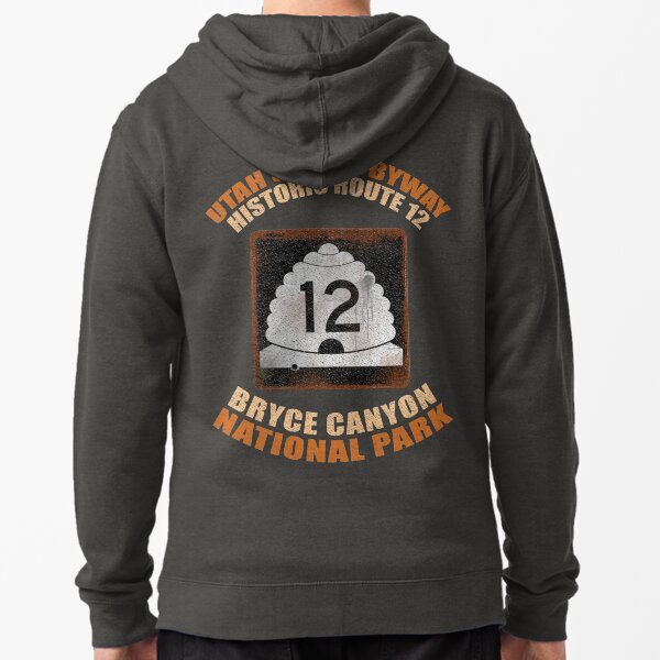 Utah Scenic Byway State Route 12 to Bryce National Park Zipped Hoodie