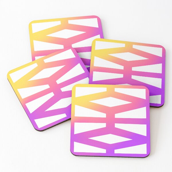 Item preview, Breezway Blocks Palm Springs Retro 50s Mid Century Modern Block 1 Colorway 1 designed and sold by fiatluxillust.