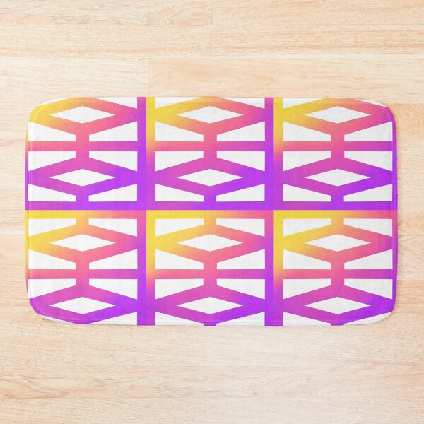 Item preview, Breezway Blocks Palm Springs Retro 50s Mid Century Modern Block 1 Colorway 1 designed and sold by fiatluxillust.