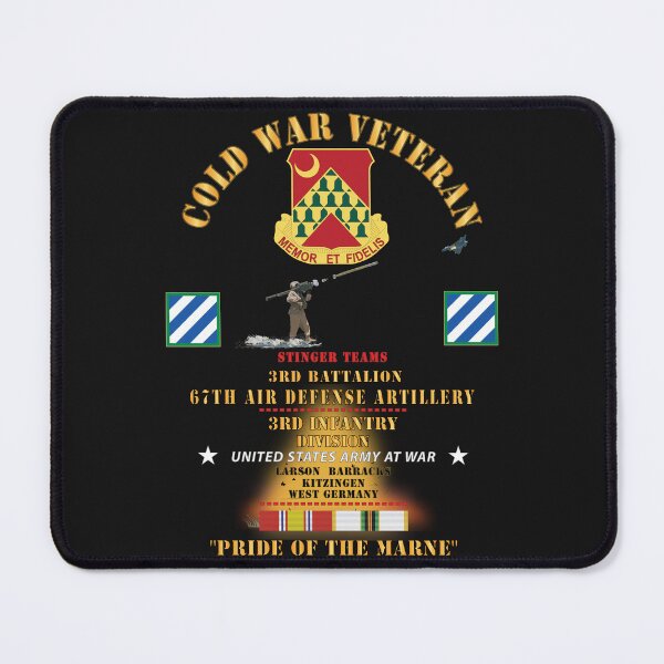 Item preview, Army - Cold War Vet - 3rd Batttalion, 67th Air Defense Artillery, Stinger Teams, 3rd Infantry Division - Larson Barracks, Kitzingen, Germany - Pride of the designed and sold by Military Insignia Products.