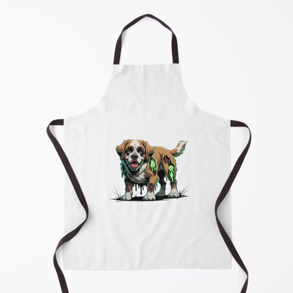 Item preview, Zombie Saint Bernard with green luminous details designed and sold by StormArte.