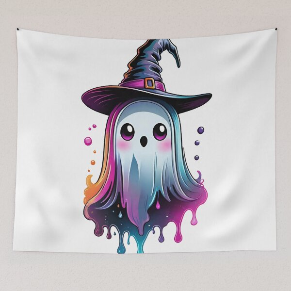Item preview, Halloween Ghost, Cute Ghost, Pastel Halloween, Kawaii Halloween, Sweet And Spooky, Spooky Cute, Ghost Art, Halloween Art designed and sold by Ciarka.