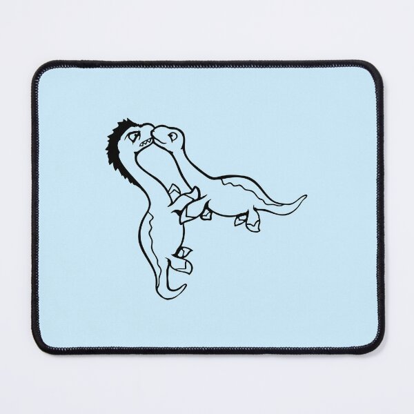 Item preview, 2 Plesiosaur Dinosaur Love Friends Dino Couple Kissing designed and sold by shirt-o-mat.