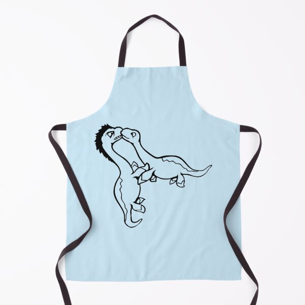 Item preview, 2 Plesiosaur Dinosaur Love Friends Dino Couple Kissing designed and sold by shirt-o-mat.