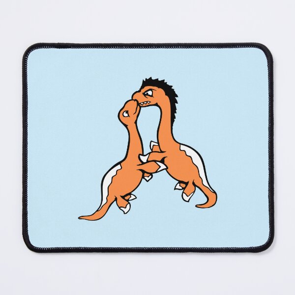 Item preview, 2 Plesiosaur Dinosaur Love Friends Dino Couple Kissing designed and sold by shirt-o-mat.