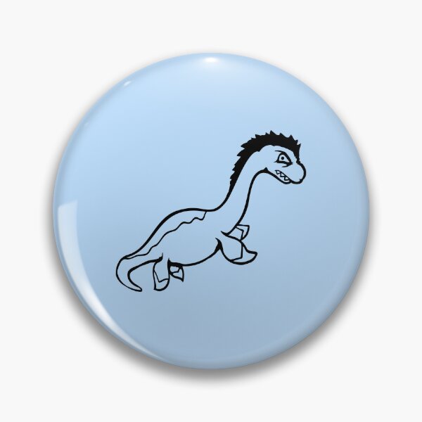 Item preview, Angry Plesiosaur Dinosaur Evil Mean Swimming Water Dino designed and sold by shirt-o-mat.